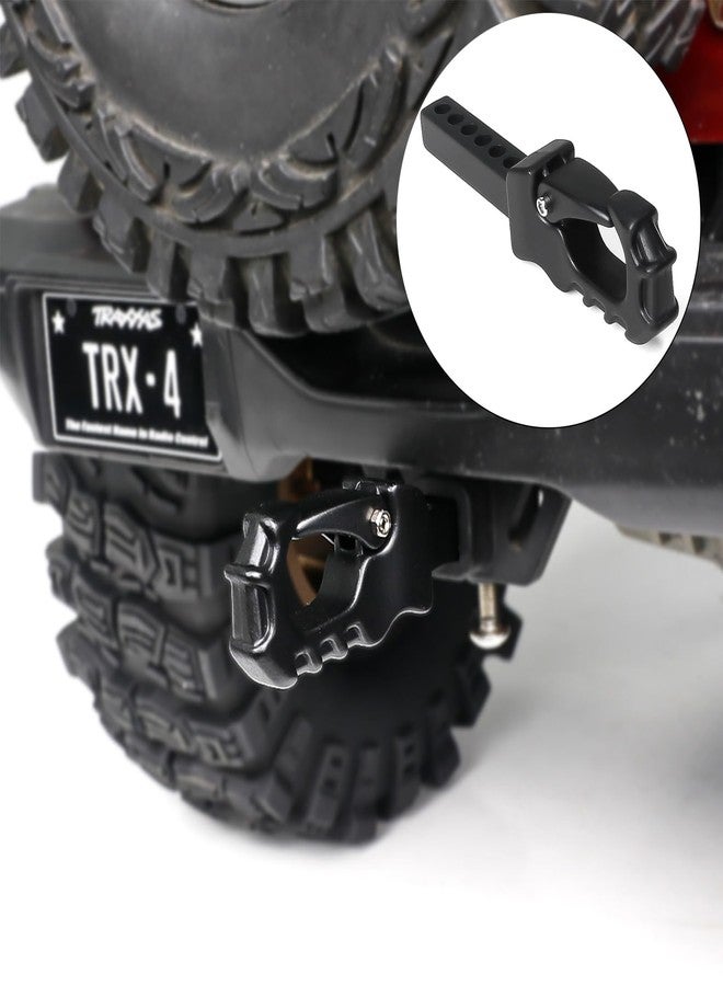 خطاف سحب مقطورة معدني من XSYGO لسيارات التحكم عن بعد من نوع Traxxas TRX4 و Axial SCX10 بمقياس 1/10، قطع غيار المصد الخلفي (أسود) - Image 3